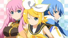 Vocaloid megurine luka kagamine rin Kaito (Vocaloid)