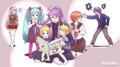 Vocaloid megurine luka Kaito