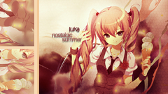 Vocaloid megurine luka pigtails