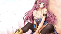 Vocaloid megurine luka thigh