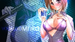 Vocaloid meiko ecchi cleavage