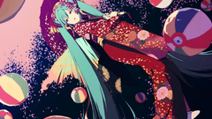 Vocaloid multicolor hatsune miku