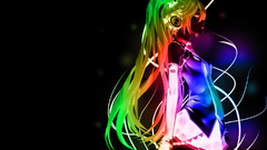 Vocaloid multicolor hatsune miku