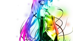 Vocaloid multicolor hatsune miku