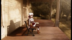 Vocaloid white hair yowane