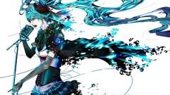 Vocaloid white hatsune miku