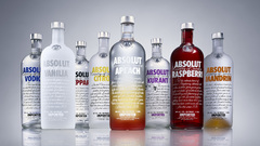 Vodka alcohol absolut