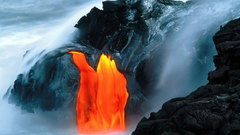 Volcanoes lava Hawaii