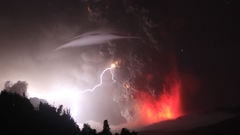Volcanoes Lightning Volcano Puyehue