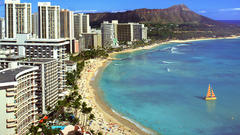 Waikiki diamond headoahu Hawaii