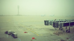 Waiting airports gates