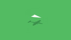Wall Aircraft funny imagination minimalistic Paper Plane