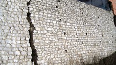 Wall Bricks scratches cracks