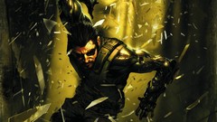 Wall deus ex human revolution video games sci-fi action