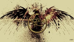 Wall eyes Birds snakes Illuminati