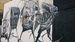 Wall graffiti urban graffiti art