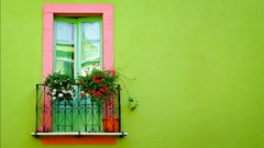 Wall Green window