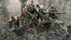 Wall Guns gears of war marcus fenix anya stroud Damon Baird Dom 