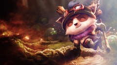 Wall League of Legends video games teemo yordles