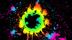 Wall paint mac splatter