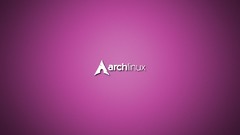 Wall pink Linux colored arch linux gnu