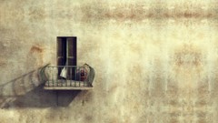 Wall simple buildings doors stairways