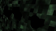 Wall squares Green Holes 3d tiles