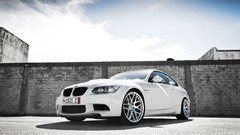 Wall white tuning cars wheels front Speed bmw m3 vehicles 