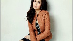 Wall woman Actress asians stills models photo shoot black hair 