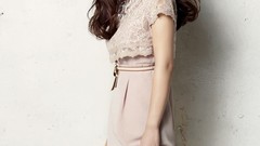 Wall woman Actress stills models photo shoot black hair Korean 