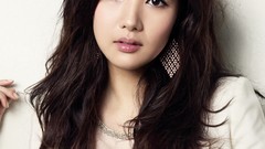 Wall woman Actress stills models photo shoot black hair Korean 