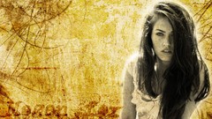 Wall woman Megan Fox Actress fan art