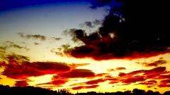 Wallpaper sunset amazing nature