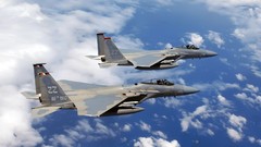 War airplanes f-15 eagle