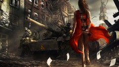 War Apocalypse dress suicide military