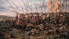 War armor spears historic battles artwork Augusto Ferrer Dalmau 
