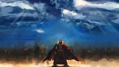 War Army Anime spears fate zero redheads blue skies fate series 