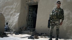 War Army door soldiers French military Africa sunglasses guard 