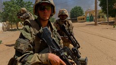 War Army fight soldiers French military Africa combat firearms 