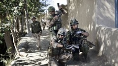 War Army soldiers alley military patrol infantry NATO 