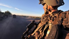 War Army soldiers French military roads Africa Rifles infantry 