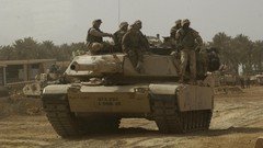 War Army soldiers tanks Iraq m1 abrams M1A1 Abrams MBT M1A1 