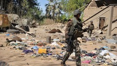 War Army trash soldiers French military Africa Rifles infantry 