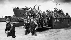 War black and white Army soldiers monochrome