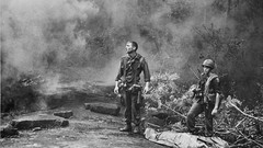 War black and white Army soldiers monochrome Viet Nam