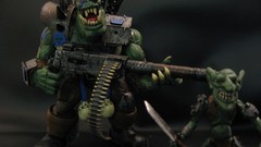 War chaos tanks Space Marines warhammer ork last stand tabletop 