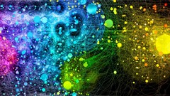 War colors multicolor artwork