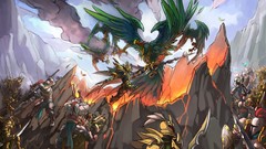 War crows minions League of Legends Demacia Swain Jarvan IV 