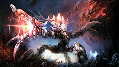 War explosions chaos science fiction fantasy art