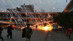 War explosions dust fight military israel bombs combat NATO 